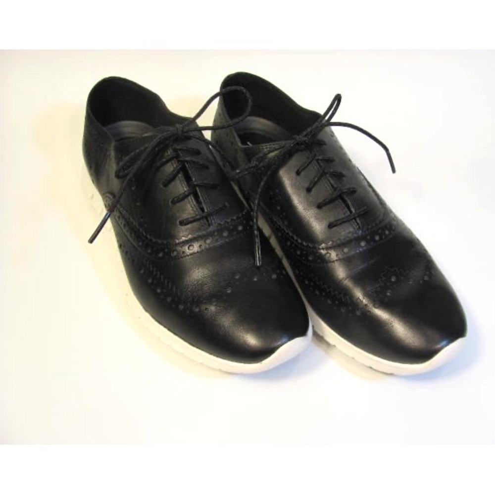 Cole Haan Black ZeroGrand Leather Oxford Women's size 8.5B